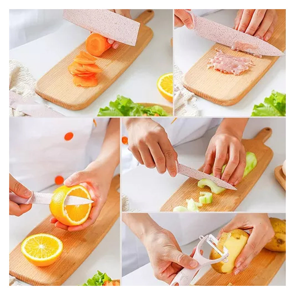 Juego Cuchillos Cocina 6P Antideslizante