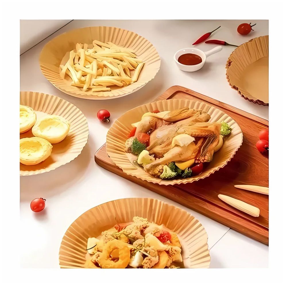 Papel Encerado Molde Freidora Aire