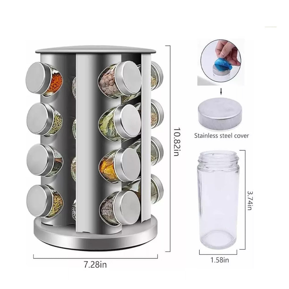 Organizadores X16 Especias Cilíndrico