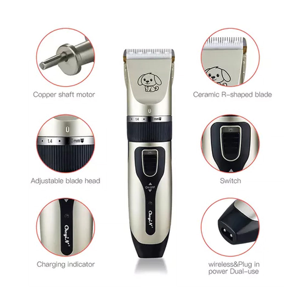 Kit Estética Máquina Peluquera Mascotas