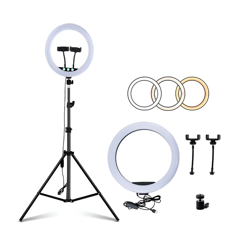 Aro Luz Led Celular 33cm Selfie Soporte