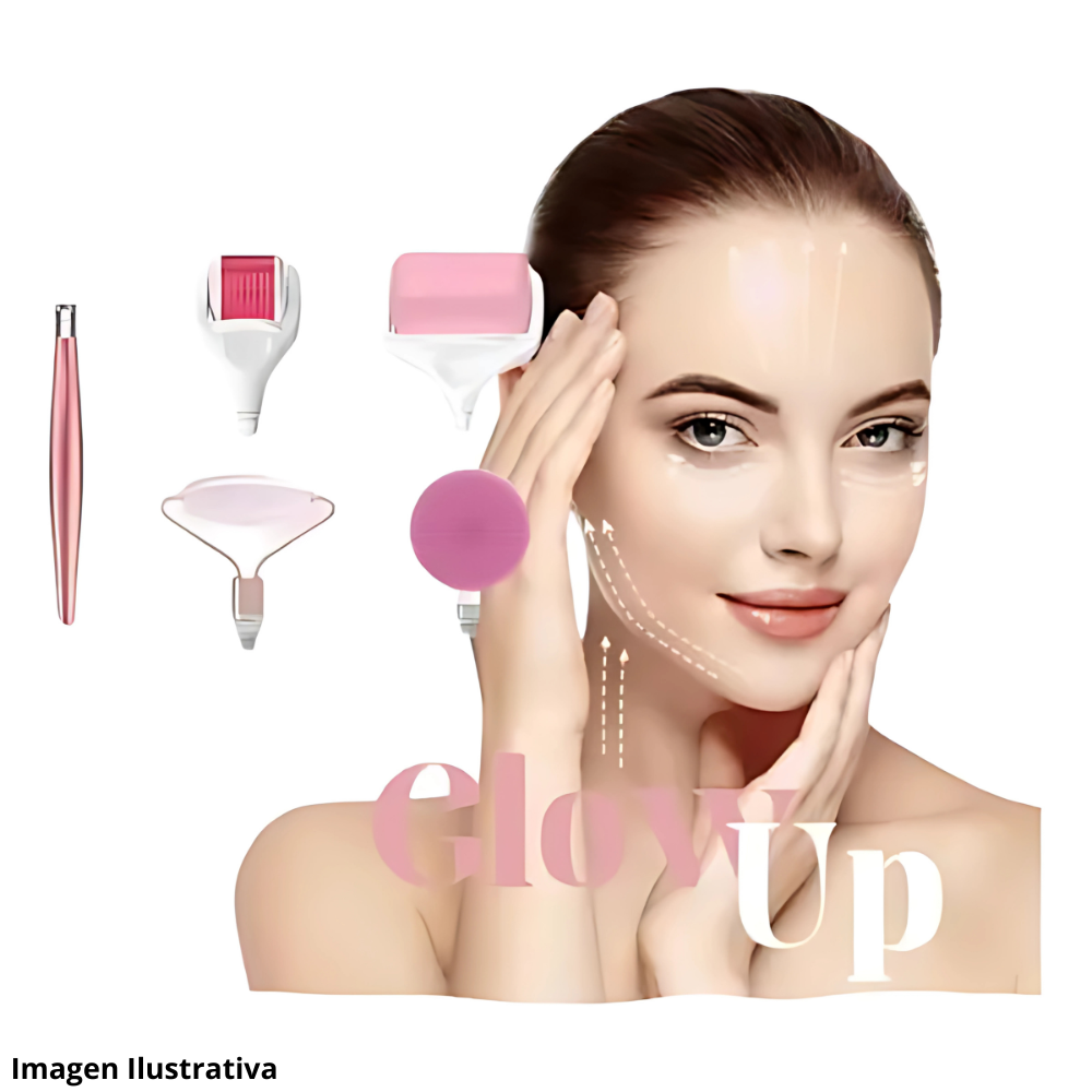 Kit Belleza Masajeador 4 en 1 Cristal