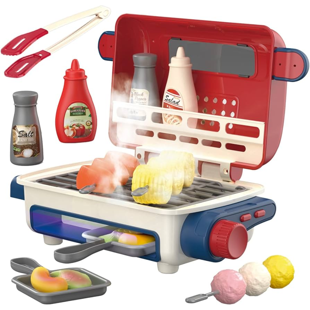 Set Parrilla Juego Cocina Niños Aire Lib