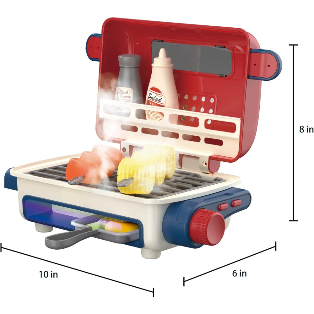 Set Parrilla Juego Cocina Niños Aire Lib