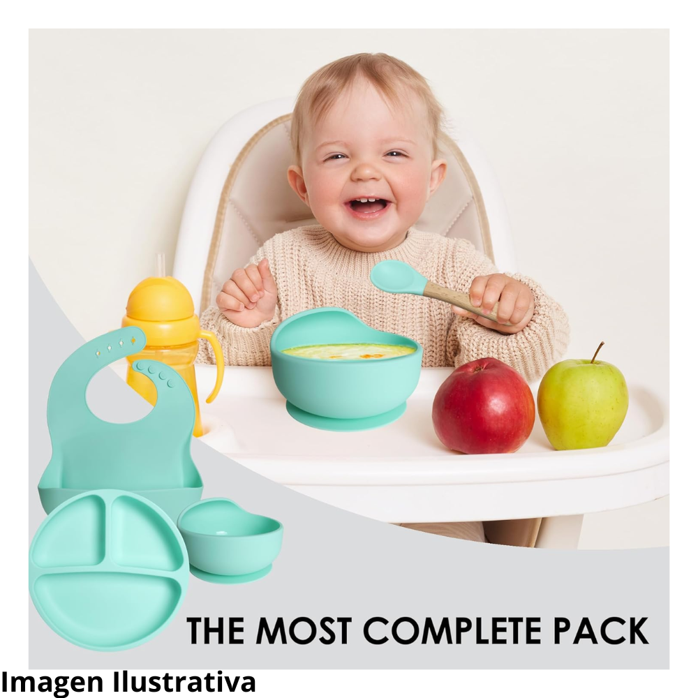 Set Juego Completo Alimentacion Plato In