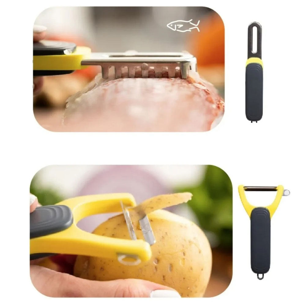 Set Peladores 6 en 1 Corte Alimentos Veg