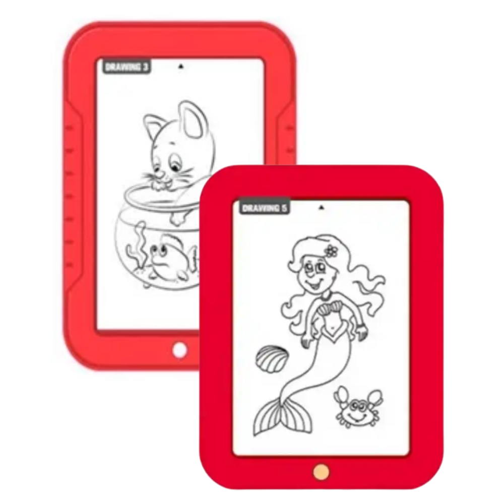Tablet Dibujo Infantil Luz Led Creativa
