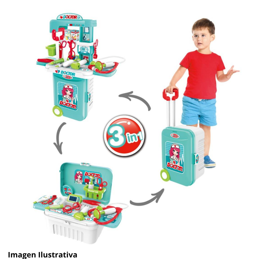 Juego Doctor Infantil Maletin Portatil