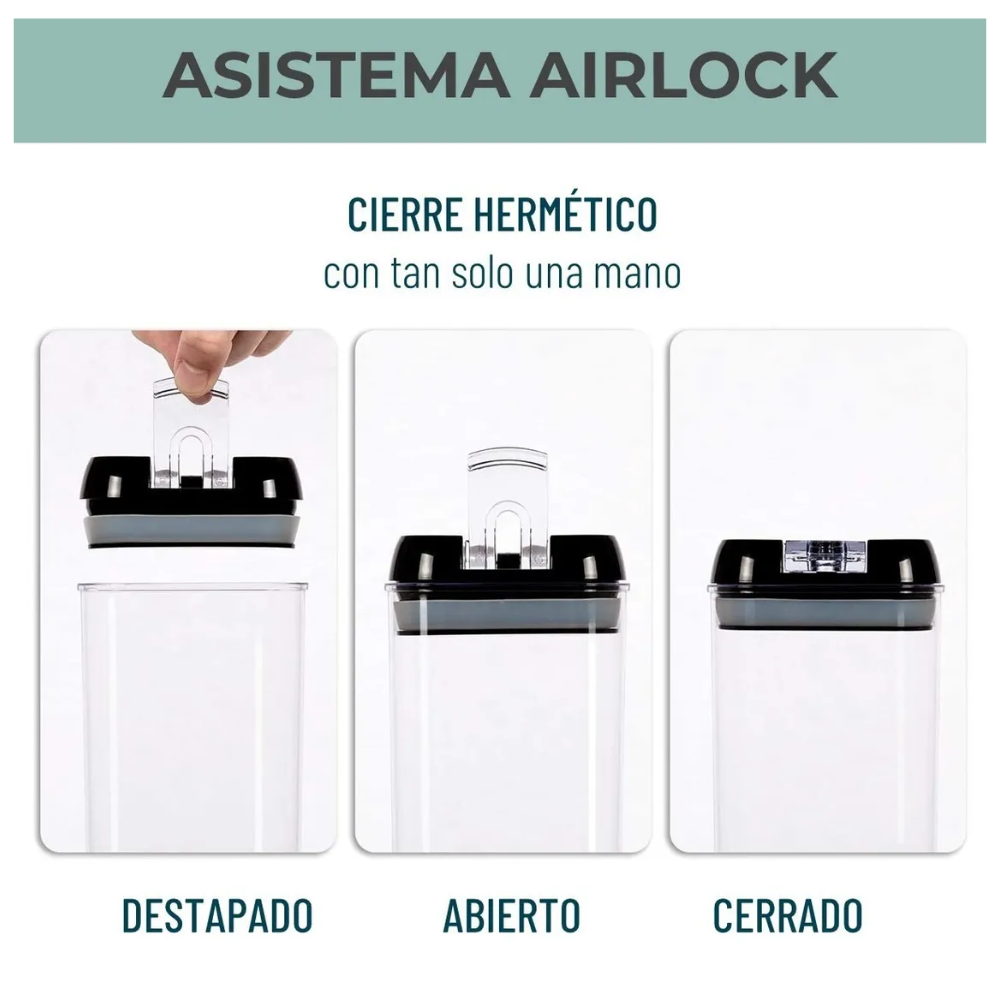 Set 5 Recipientes Herméticos Organizador