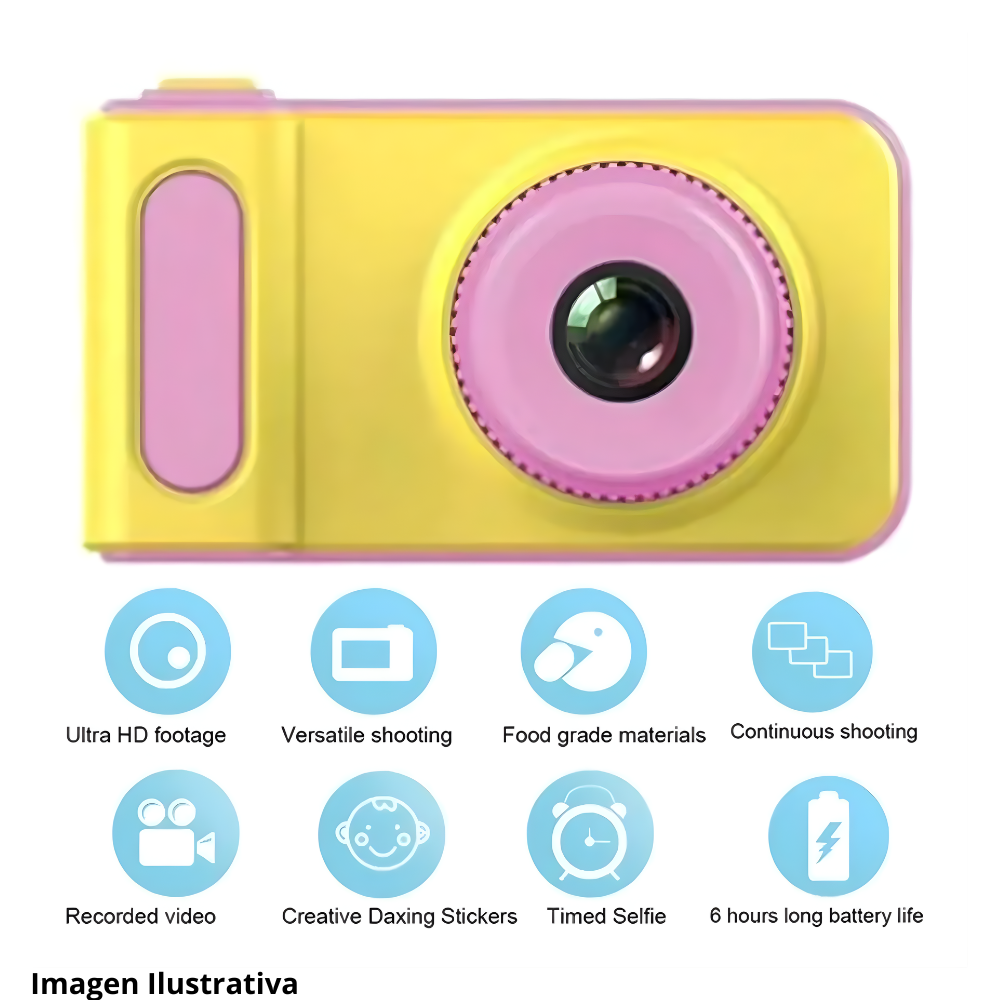 Camara Infantil Digital Juguete Fotograf