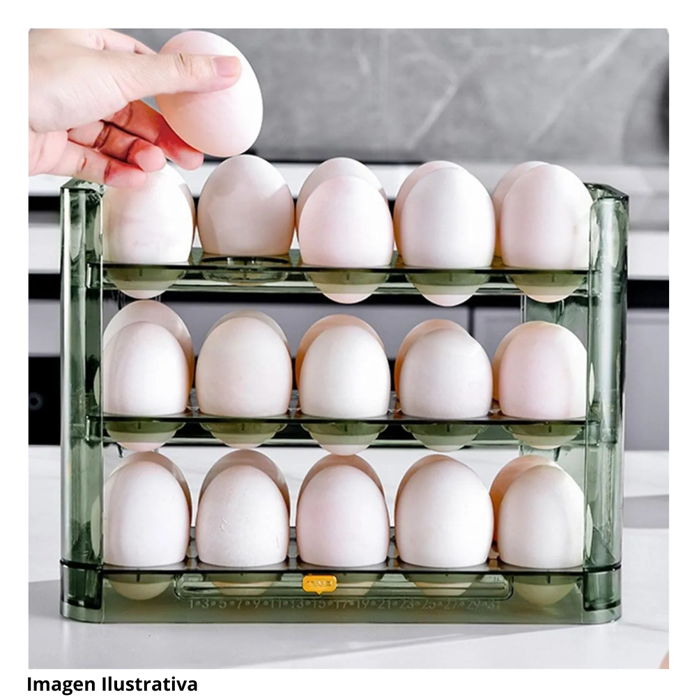 Organizador Huevos Cocina Hogar Almacena