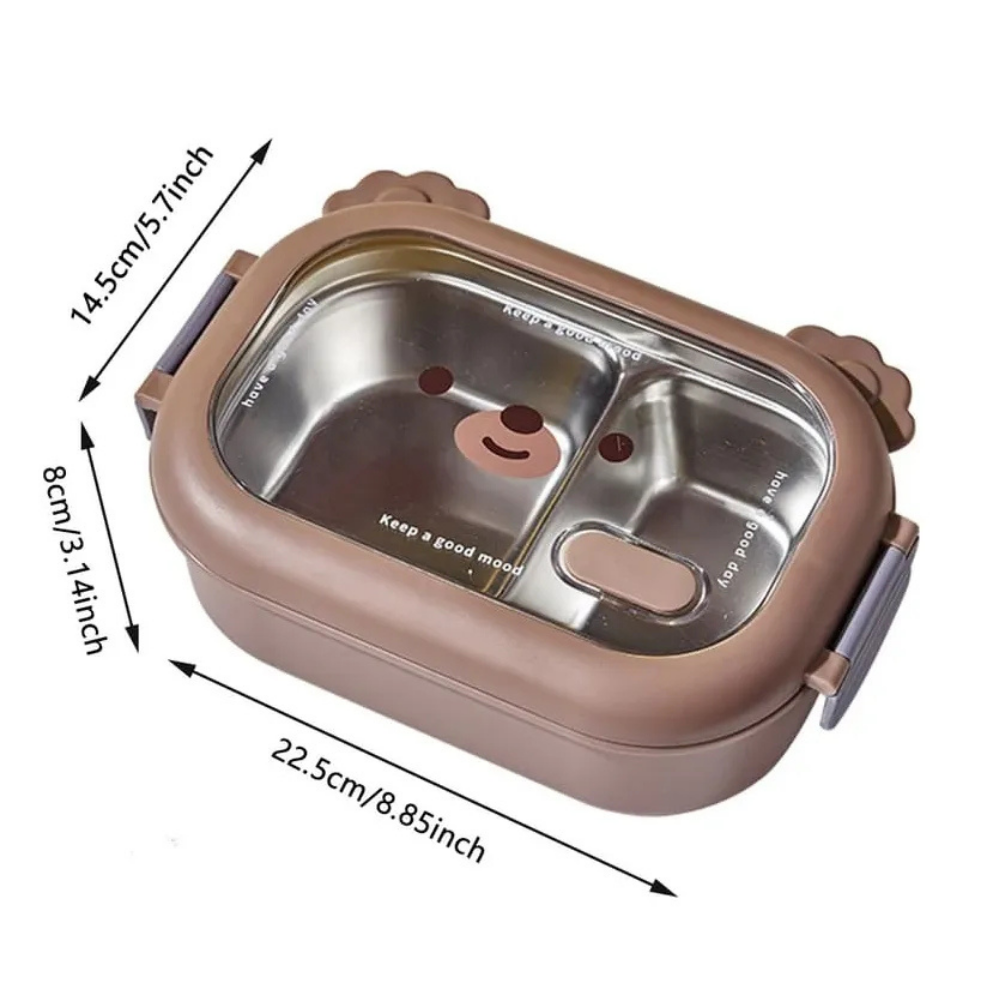 Portacomida Termico Acero Divisiones